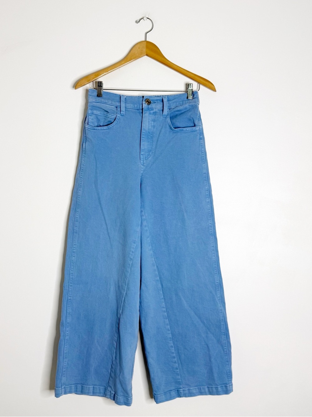 KUT from the Kloth Ash Wide Leg Jeans Size 2 High Rise Light Blue
